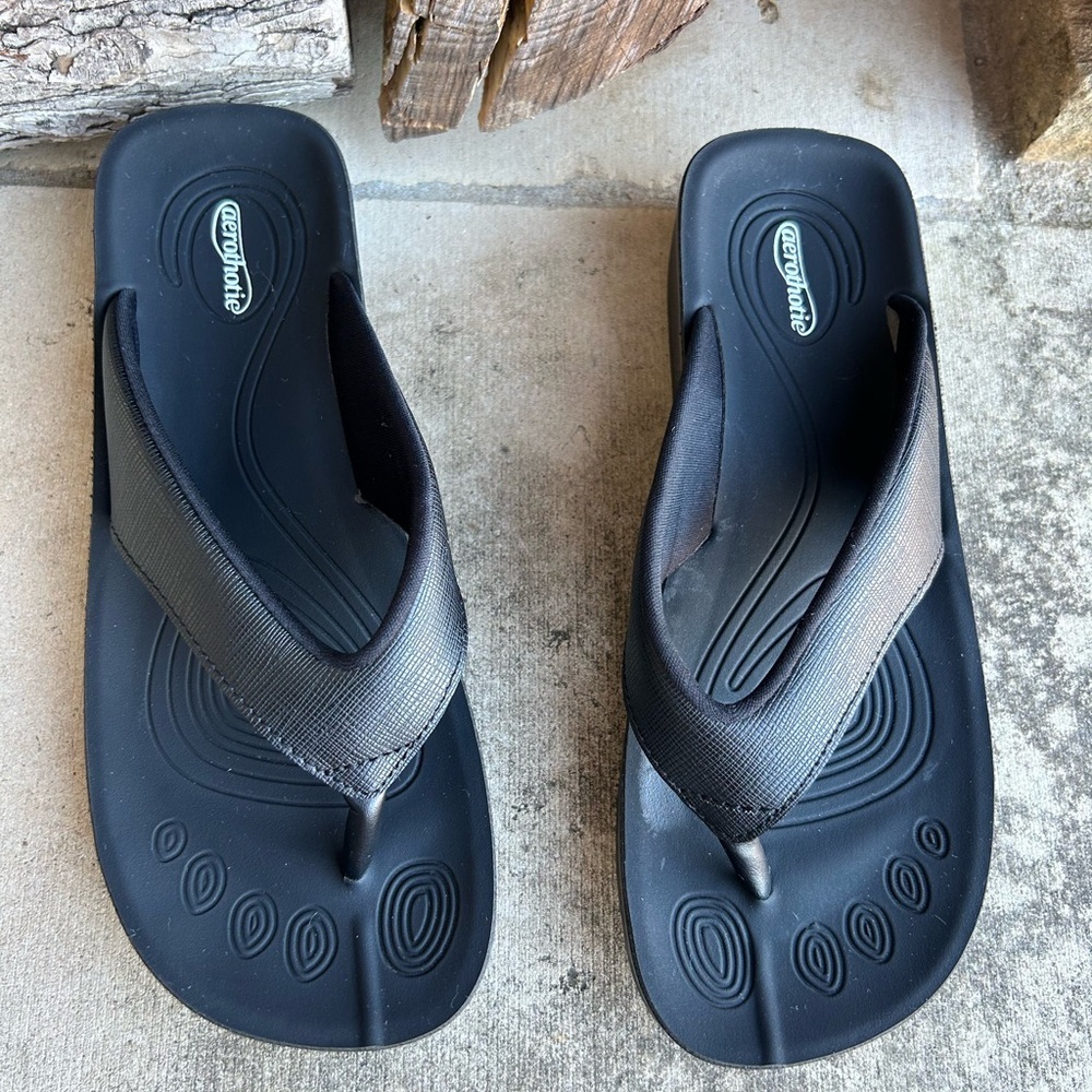 Aerothotic Fallon Arch Support Flip Flops Orthopedic Lightweight Sandal Sz-36  E - Picture 3 of 13
